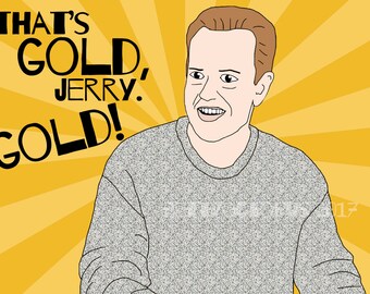 Kenny Bania greeting card // Seinfeld