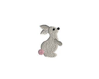 Mini Rabbit Machine Embroidery Design-INSTANT DOWNLOAD
