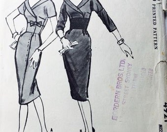 McCalls Vintage 1959 dress pattern
