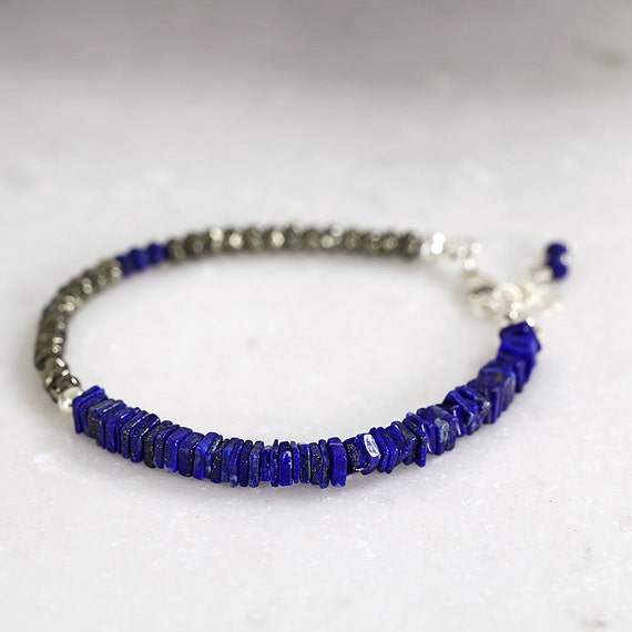 Lapis Lazuli Bracelet - Blue Bracelet For Her