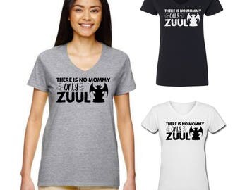 Funny shirt for mom - There is no Mommy only Zuul - movie quote - Ghostbusters - great gift! - tank top