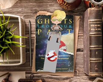 Ghostbusters Bookmark / Jillian Holtzmann / Female Ghostbusters 2016 Bookmarks / Answer the Call / Handmade Geek / Girl Ghostbuster