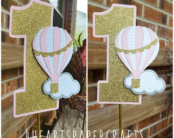Hot Air Balloon Cake Topper
