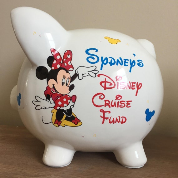 Personalized Disney Fund Piggy Bank