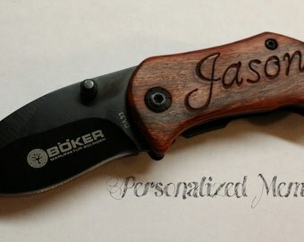Personalized Knife, Gift for Groomsmen, Pocket Knife, Engraved Folding Camping Knives, Groomsman Gift, Custom Knives, fathers day