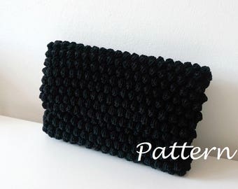 CROCHET PATTERN Crochet Bag Pattern crochet purse pochette pattern woman bag, evening bag, summer bag, handbag, crochet bag