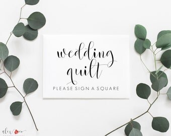 Wedding Quilt Guestbook Printable. Wedding Quilt Guest Book Sign. Wedding Quilt Guest Book Printable. Wedding Quilt Sign. Quilt Printable.