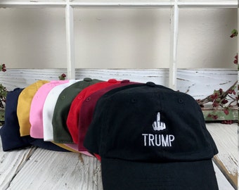 Fuck Trump Hat, Baseball Hat Donald Trump Not My President Embroidered Baseball Caps, Anti-Trump, Dad Hats, Feminist Multiple Colors