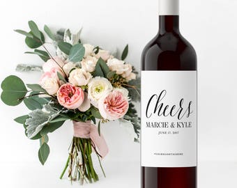 In Law Wine Labels Wedding Thank You Gift Parents of the