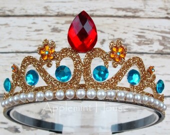 Sale! Elena of Avalor Crown,Elena of Avalor Headband,Baby Elena Crown, Elena Crown,Disney Crown,Women Elena Crown,Birthday Elena Crown