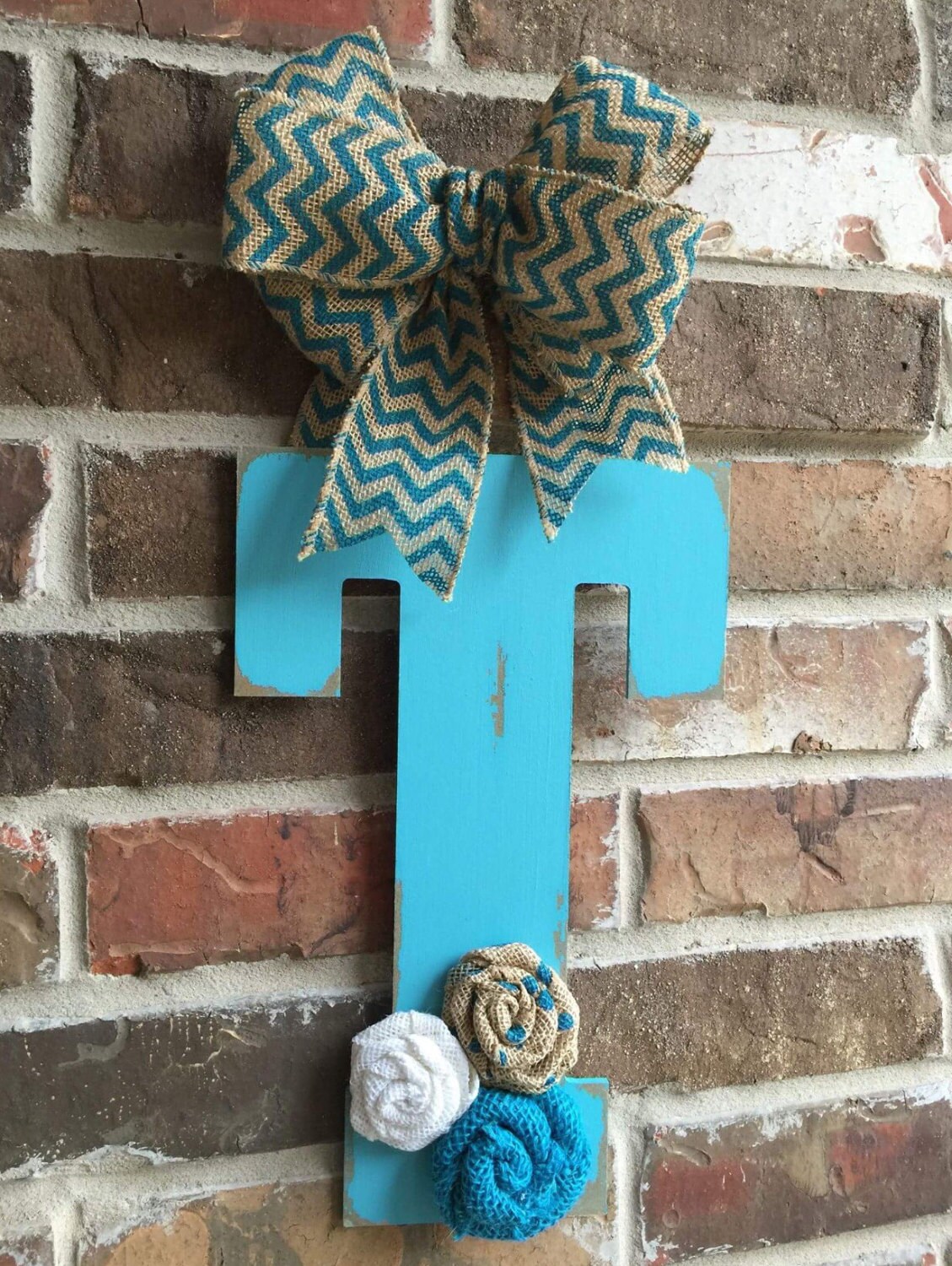 Monogram letter door hanger 13.5