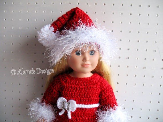 Patterns Christmas Dolls | crochet pattern 3 pc set for 18 inch doll christmas doll Patterns Christmas Dolls | crochet pattern 3 pc set for 18 inch doll christmas doll