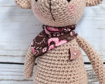 Crochet deer stuffed toy woodland animal amigurumi | Made to order | Woodland creatures