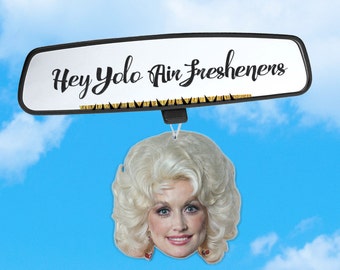Dolly Parton Air Freshener - Dolly Air Freshener - Fresh Scents - Queen of Pop - Air Freshener Heads
