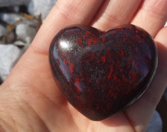 Red and black jasper | Etsy