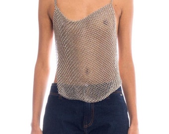 1980s Avant Garde Chainmail Top Size: S