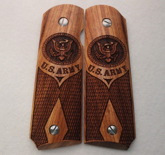 Items similar to 1911 Pistol Grips Full Size and Commander Solid Exotic