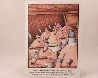 Vintage 1985 Gary Larson Far Side Greeting Card and Envelope. Happy Birthday