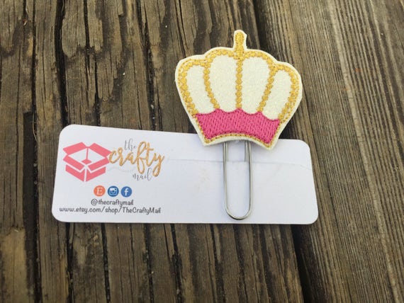 King's Crown Clip/Planner Clip/Bookmark.