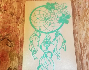Dream Catcher Decal | Laptop Decal | Large Car Decal | Vinyl Decal | Great gift | Girly Decal | Bohemian Dream Catcher Decal |