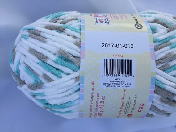 blanket bernat baby seafoam Blanket oz Skein 04739 Print Bernat Yarn Baby 10.5 Seafoam