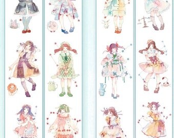 2017 new tape 30mm Washi tape Masking tape ---- girl deco tape