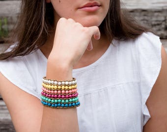Paper Bead Bracelet