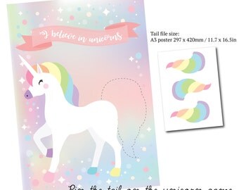 It's just a picture of Old Fashioned Pin the Tail on the Unicorn Printable This is an image of Old Fashioned Pin the Tail on the Unicorn Printable