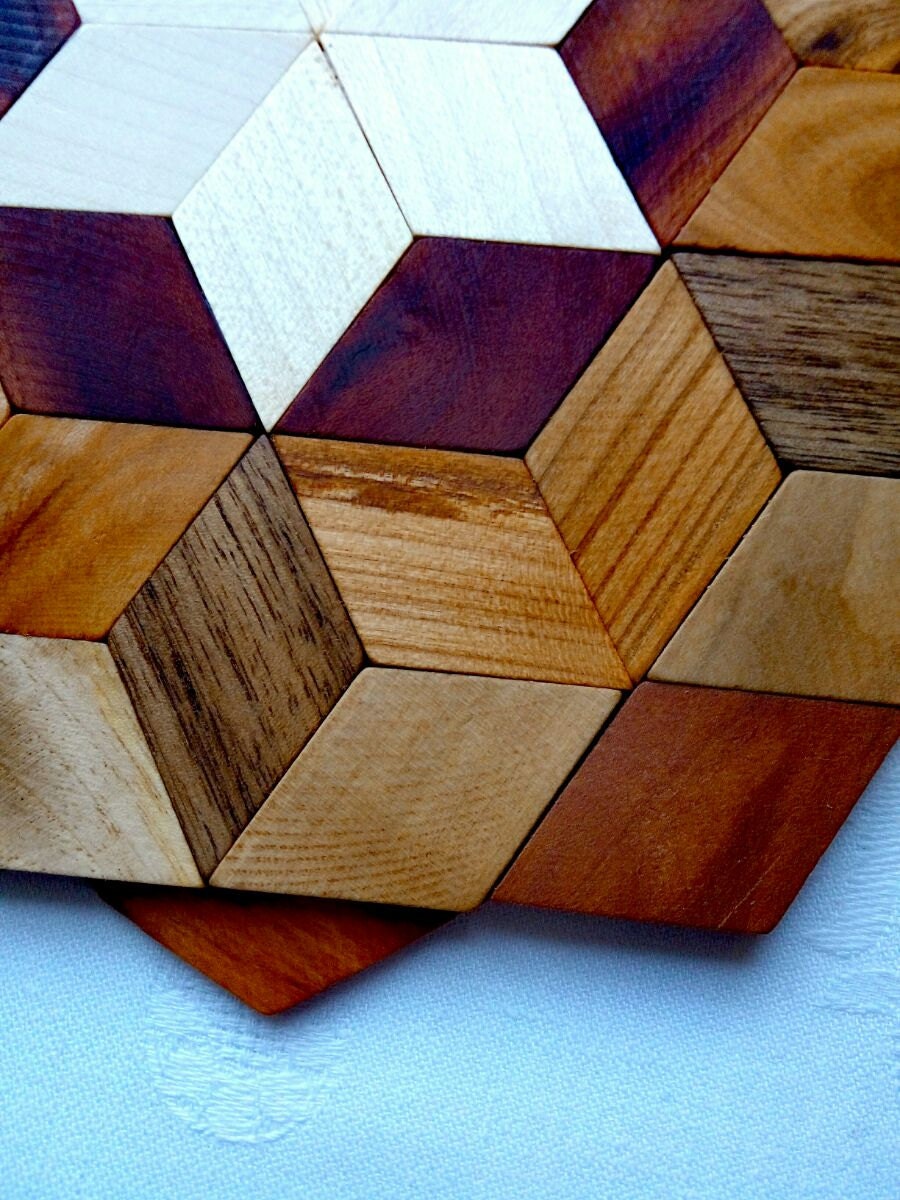 Natural Wood Protection Kitchen Pad Wood Hot Pad Wooden Trivet