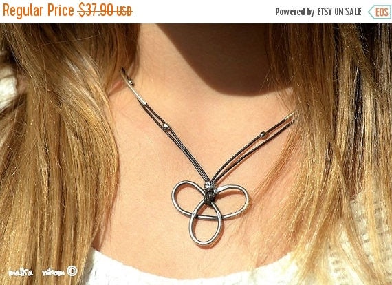 Free Shipping - Statement Necklace, Statement Pendant, Womens Infinity Pendant, Eternity Necklace, Womens Celtic Necklace, Triquetra Necklac