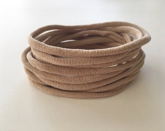 Tan Nude Nylon Headband / Nude Nylon Headband / Bulk Nylon Headband / One Size Headband Wholesale Baby Headband