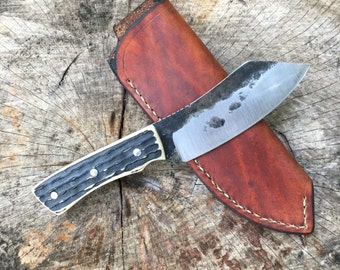 Nessmuk-Belt knife-knife-skinner- bushcraft knife-butcher knife-game knife-camp knife-hunting knife-hunting-nessmuk belt knife-custom knife