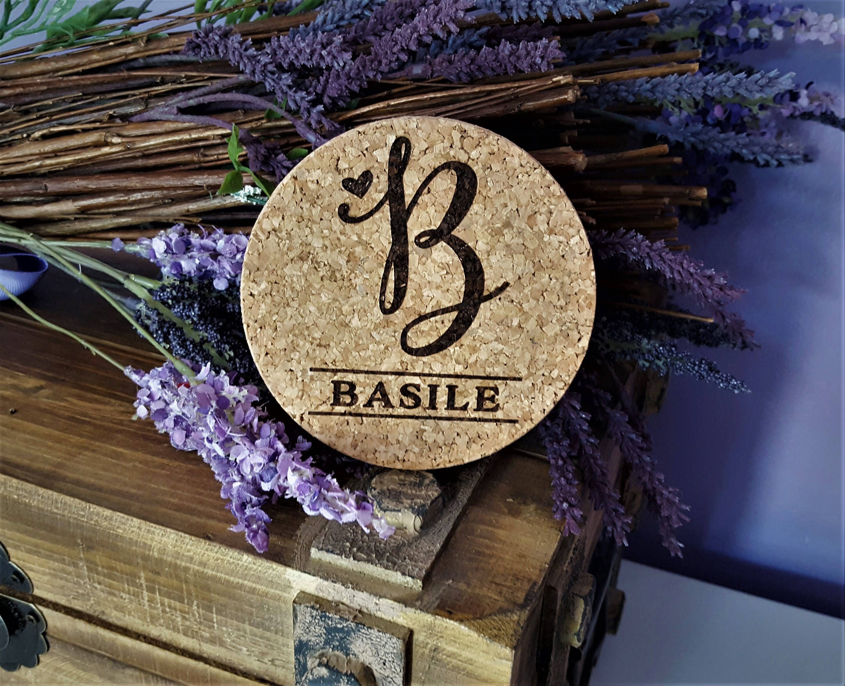 Custom Coasters Personalized Coasters Cork Coaster Monogram