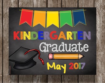 50 off sale kindergarten graduation banner printable pdf