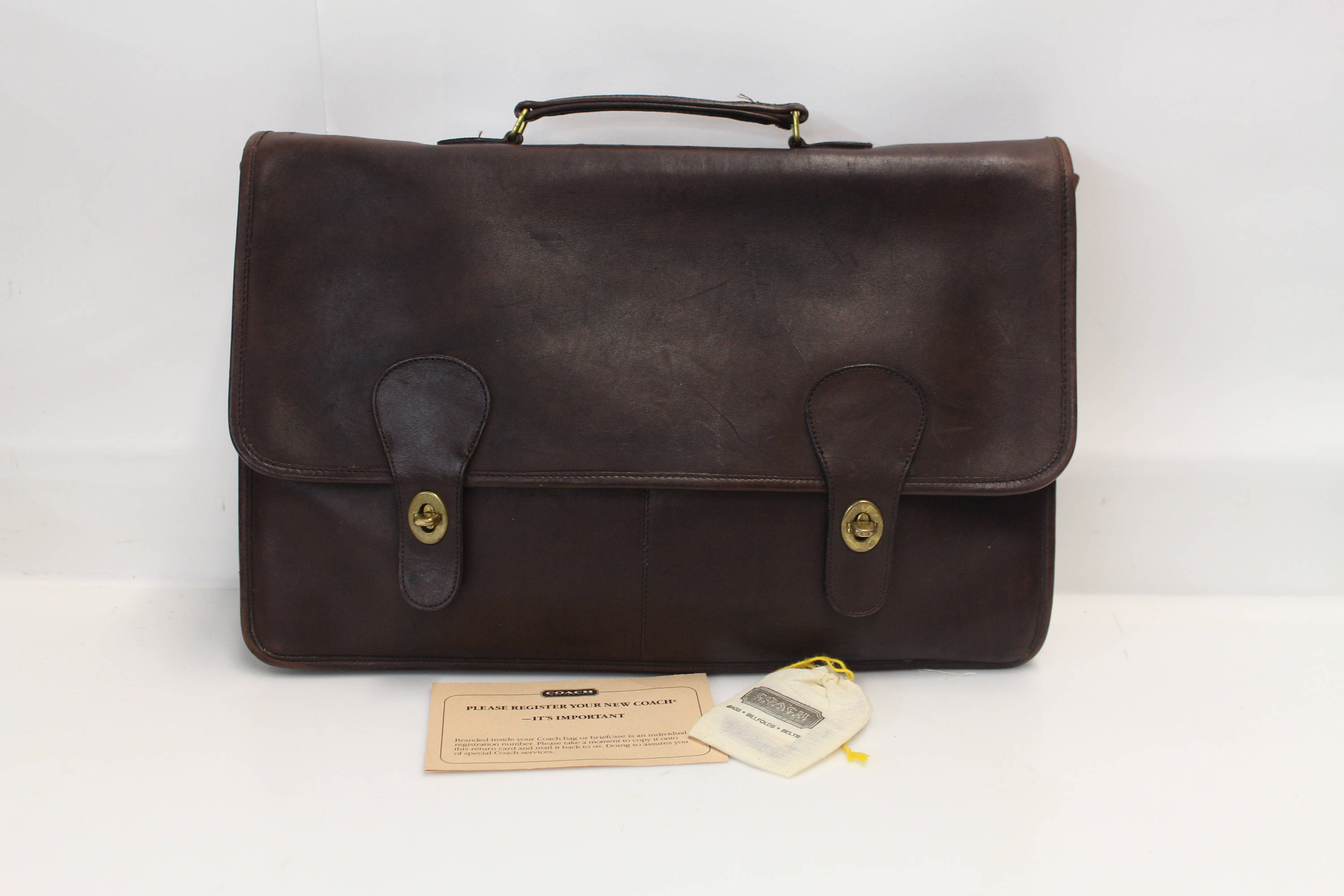 coach metropolitan soft briefcase