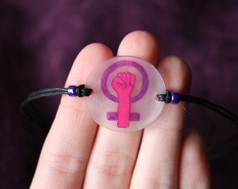 Feminist Symbol Bracelet / Donation/ Women's March / Social Activism / Empowerment / Donate / Because I am a girl