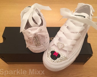 Converse Blanche Avec Coeur Converse Blanche Avec Coeur