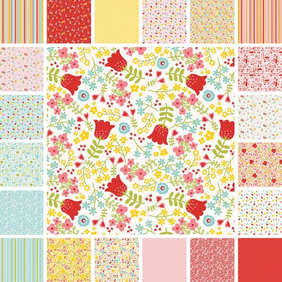 Rolie Polie, Happy Day Fabric, Riley Blake Designs, Lori Whitlock ...