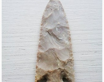 Lithic Art, Replica Arrowhead, Collector, Native American, Indian, Flint Knapped, Pedernales, Collectible, Texas Flint, By Swatara Mike