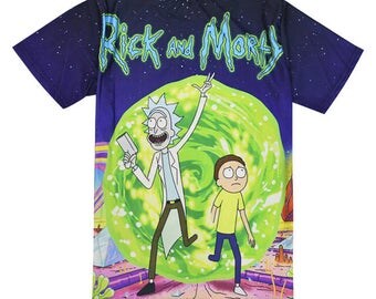 Rick and Morty shirt summer unisex shirt for men women top quality shirt funny creative gift tshirt