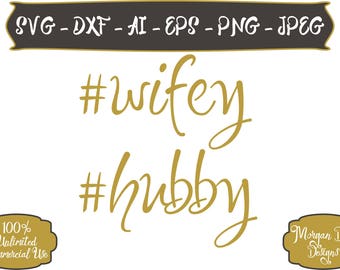 Download Wifey and hubby svg | Etsy