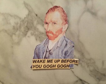 Van Gogh Aesthetic Sticker