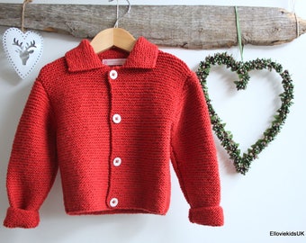 postbox red cashmere & merino yarn