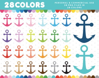 Anchor clipart, Nautical Clipart, Anchor clip art, Anchor Icon, Nautical Anchor Silhouettes, CL-621