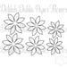 DIY Paper Dahlia Templates Flower Printable Templates Paper