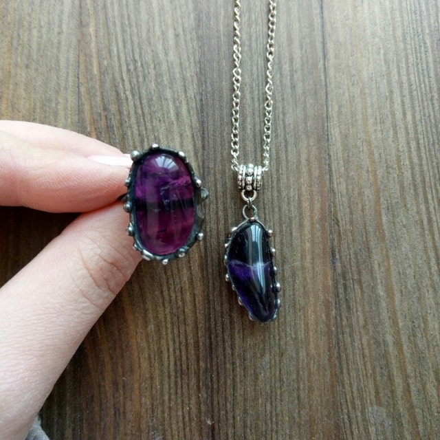 Foxy Studio Crystal Jewelry by foxystudioshop on Etsy