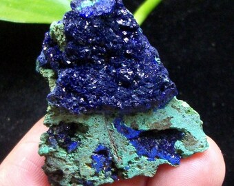 xtreme Sparkling Blue Azurite B3579 from Liufengshan Anhui China