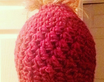 Messy Bun Hat Pattern - CROCHET - Winter Warm Bun Hat
