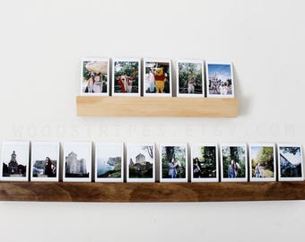 Tall, Wood Photo Display, Wall Photo Holder, Fuji Instax Display, Instax Display, Photo Display, Picture Holder, Wood Picture Frame, Wedding