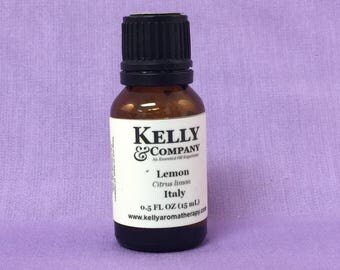 Lemon (Citrus limon) Essential Oil 15 mL